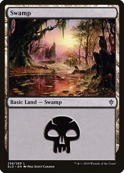 Swamp from Throne of Eldraine