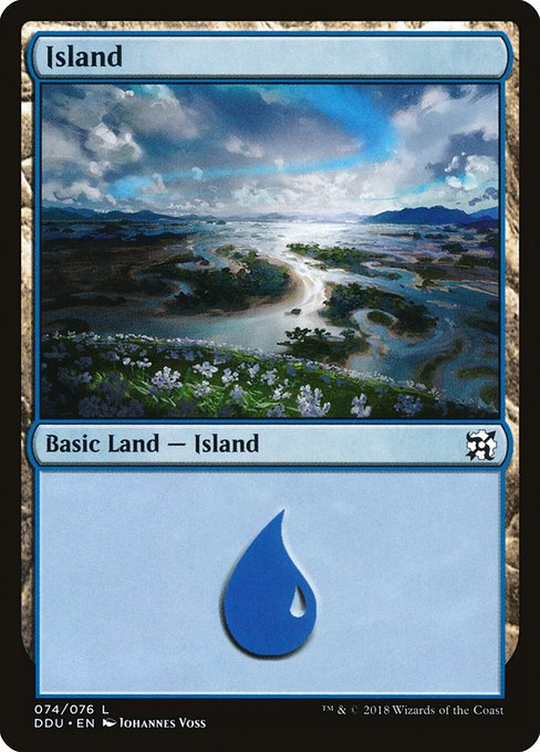 Island from Duel Decks: Elves vs. Inventors