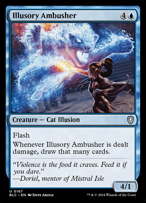 Illusory Ambusher highlighted card art