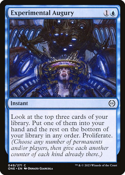 Experimental Augury from Phyrexia: All Will Be One