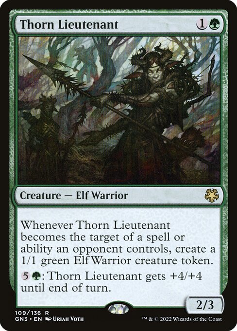 Thorn Lieutenant highlighted card art