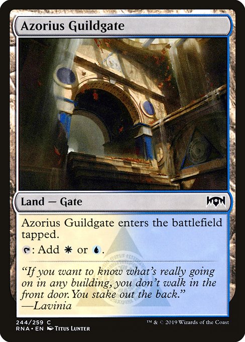 Azorius Guildgate from Ravnica Allegiance