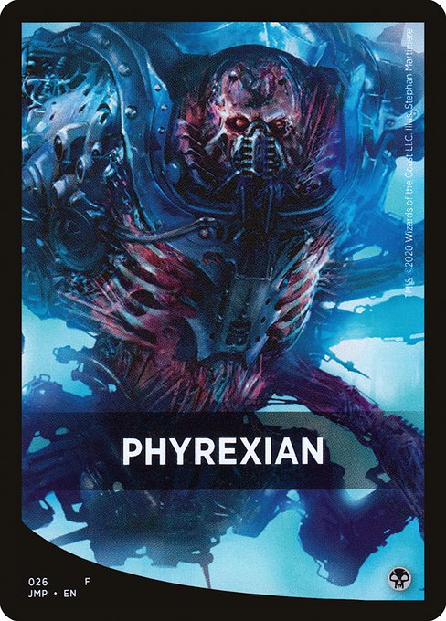 Phyrexian highlighted card art
