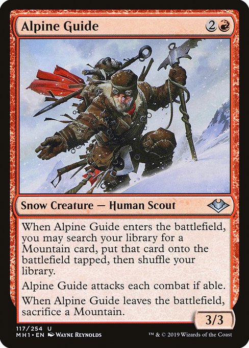 Alpine Guide highlighted card art