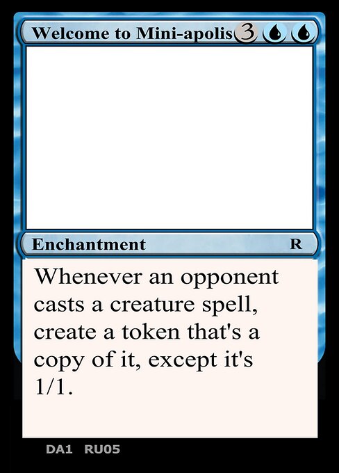 Welcome to Mini-apolis highlighted card art