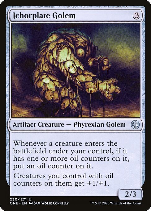 Ichorplate Golem highlighted card art