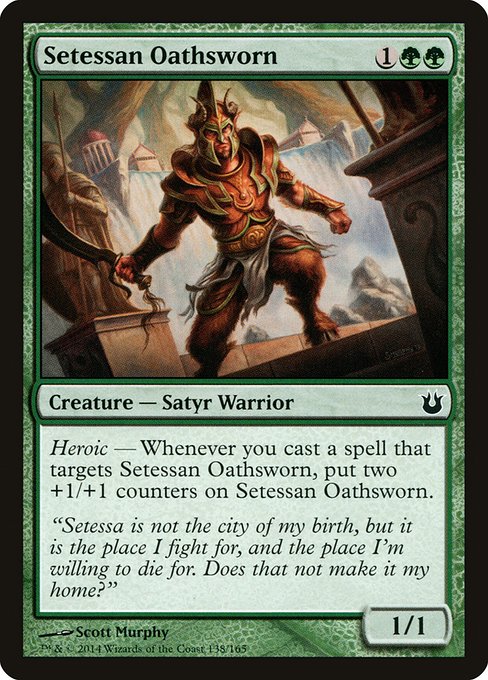 Setessan Oathsworn highlighted card art