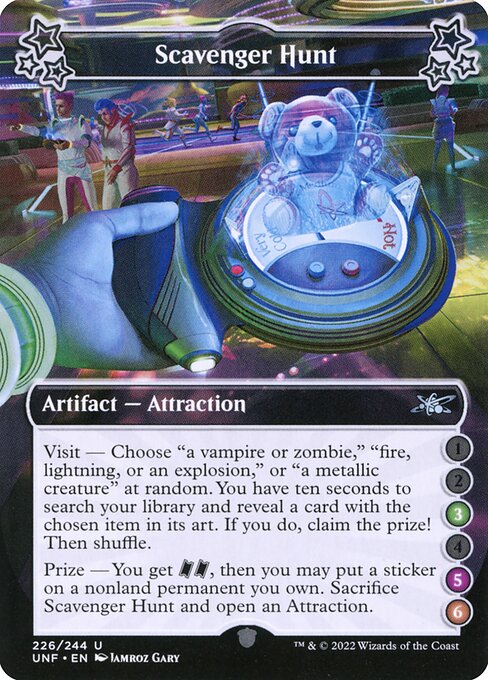 Scavenger Hunt highlighted card art