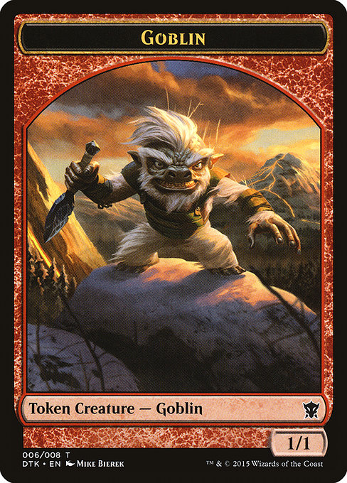 Goblin from Dragons of Tarkir Tokens