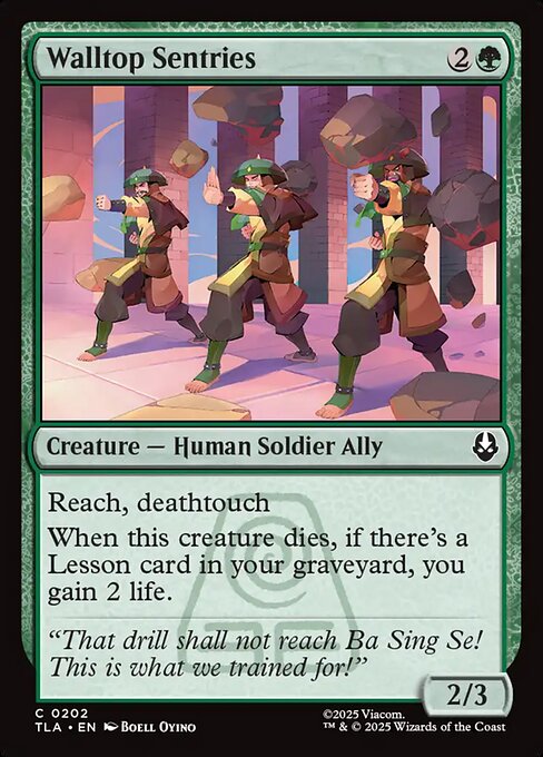 Walltop Sentries from Avatar: The Last Airbender