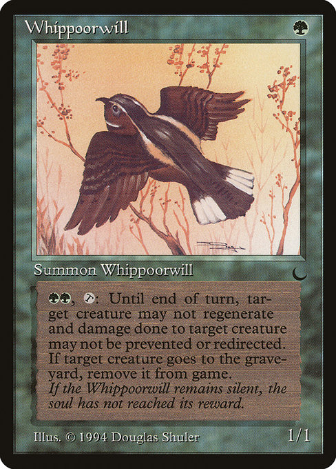 Whippoorwill highlighted card art