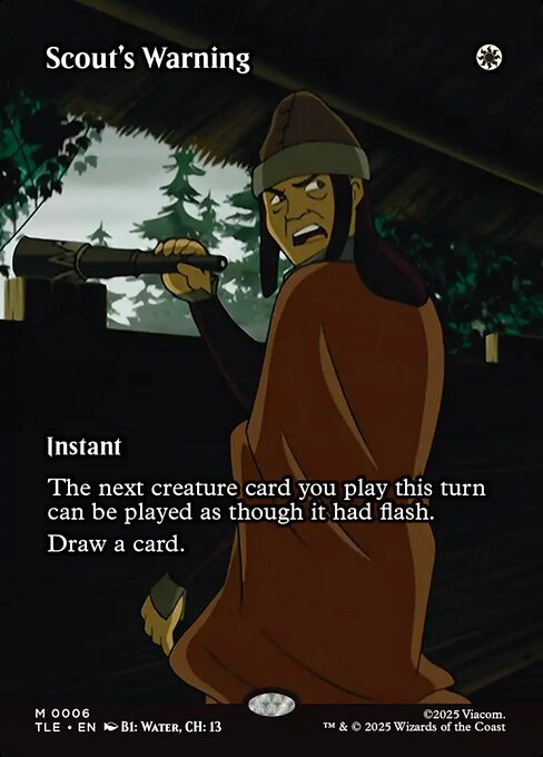 Scout's Warning from Avatar: The Last Airbender Eternal