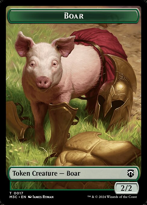 Boar highlighted card art