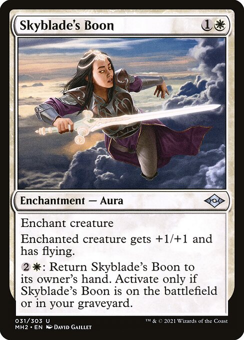 Skyblade's Boon from Modern Horizons 2