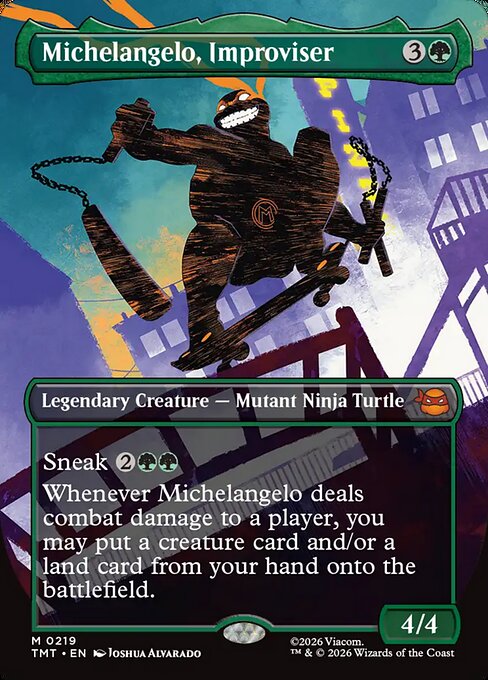 Michelangelo, Improviser from Teenage Mutant Ninja Turtles