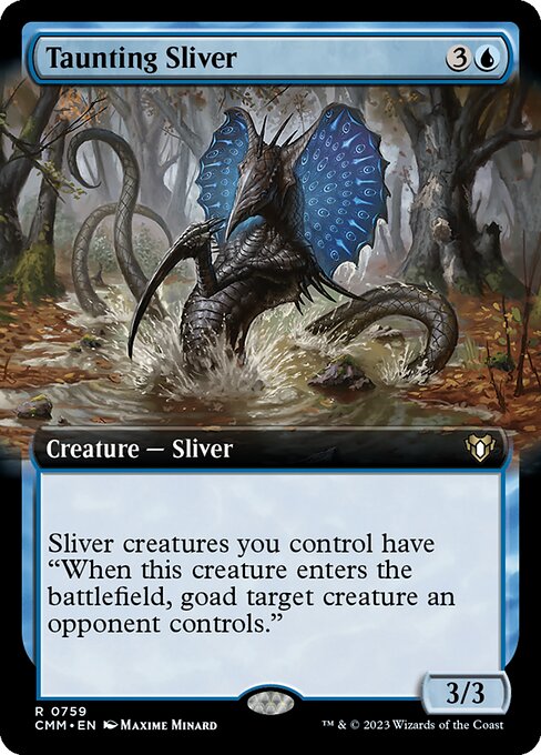 Taunting Sliver from Commander Masters