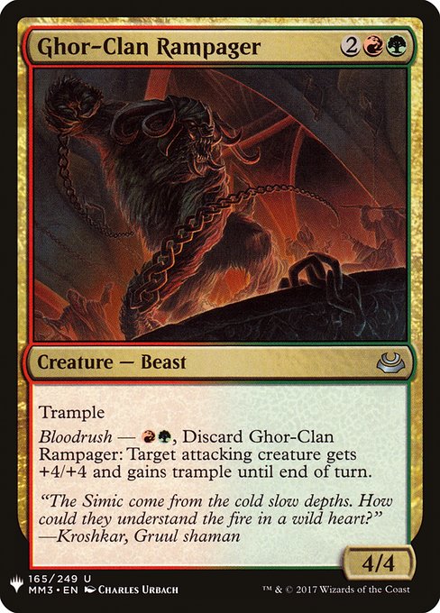 Ghor-Clan Rampager from The List