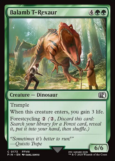 Balamb T-Rexaur highlighted card art