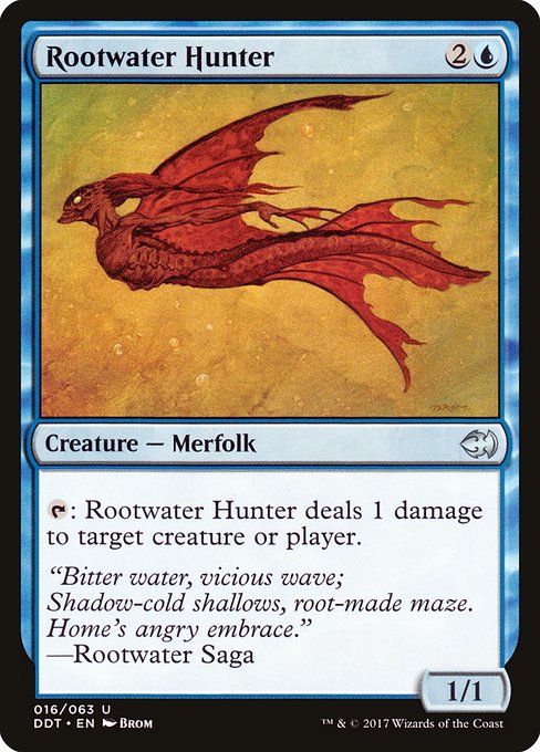 Rootwater Hunter highlighted card art