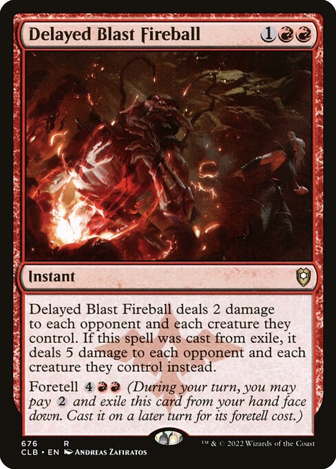 Delayed Blast Fireball from Commander Legends: Battle for Baldur's Gate