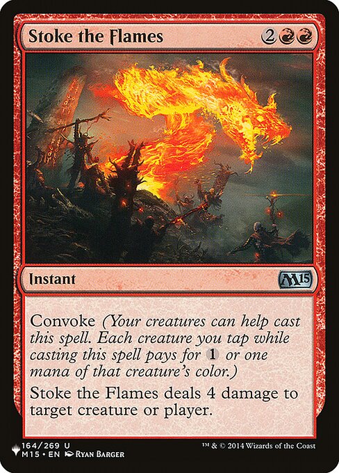 Stoke the Flames highlighted card art