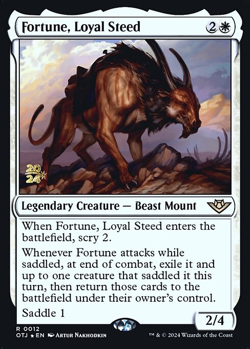 Fortune, Loyal Steed from Outlaws of Thunder Junction Promos