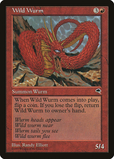 Wild Wurm highlighted card art