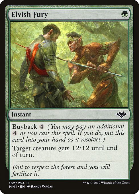 Elvish Fury from Modern Horizons