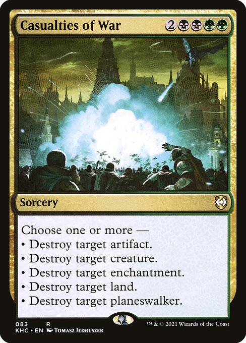 Casualties of War from Kaldheim Commander