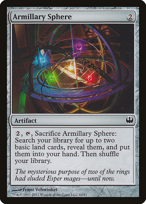 Armillary Sphere from Duel Decks: Knights vs. Dragons