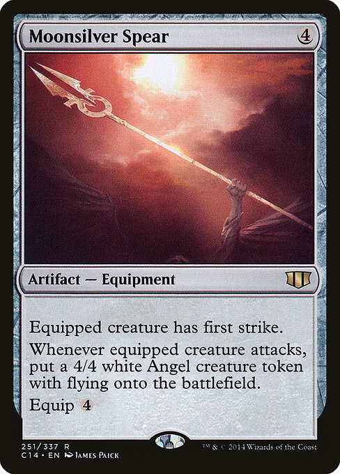Moonsilver Spear from Commander 2014