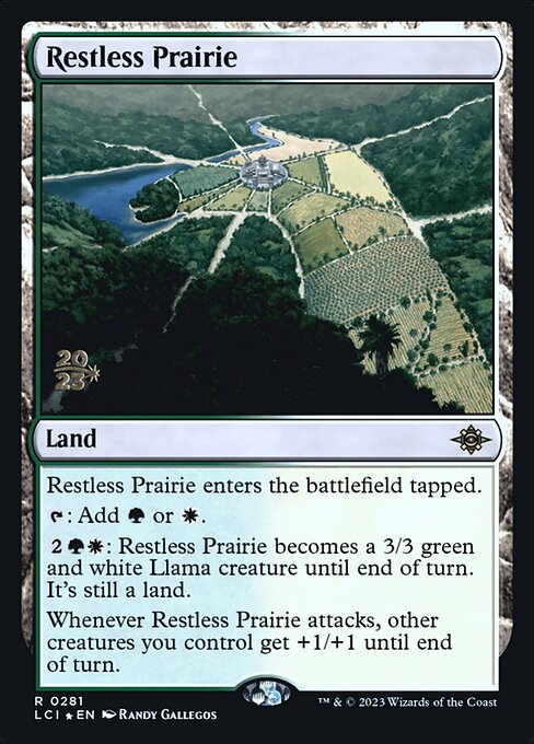 Restless Prairie from The Lost Caverns of Ixalan Promos