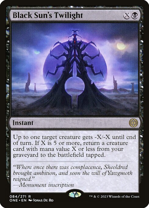 Black Sun's Twilight from Phyrexia: All Will Be One
