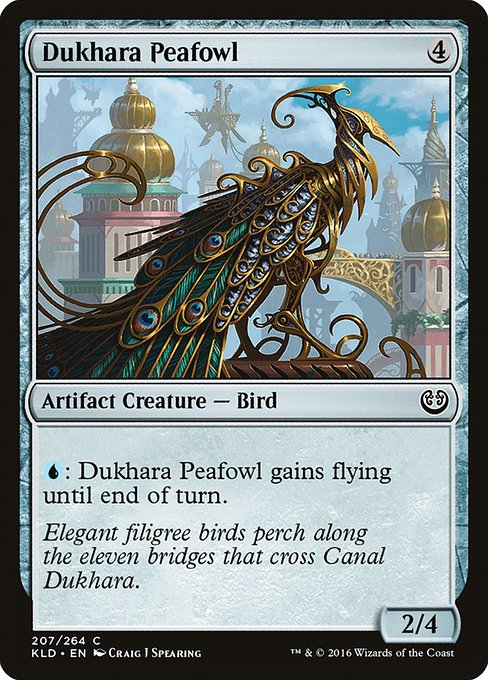 Dukhara Peafowl from Kaladesh