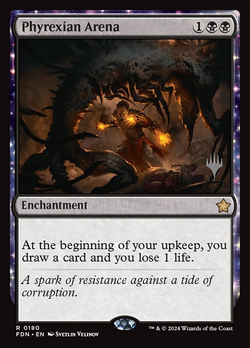 Phyrexian Arena highlighted card art