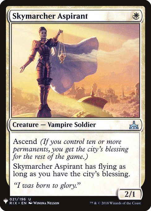 Skymarcher Aspirant highlighted card art