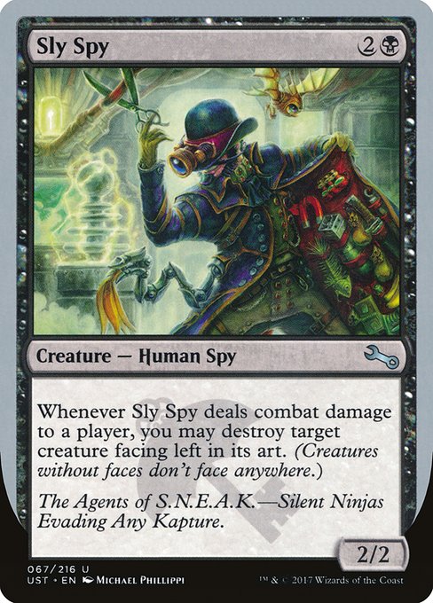 Sly Spy highlighted card art