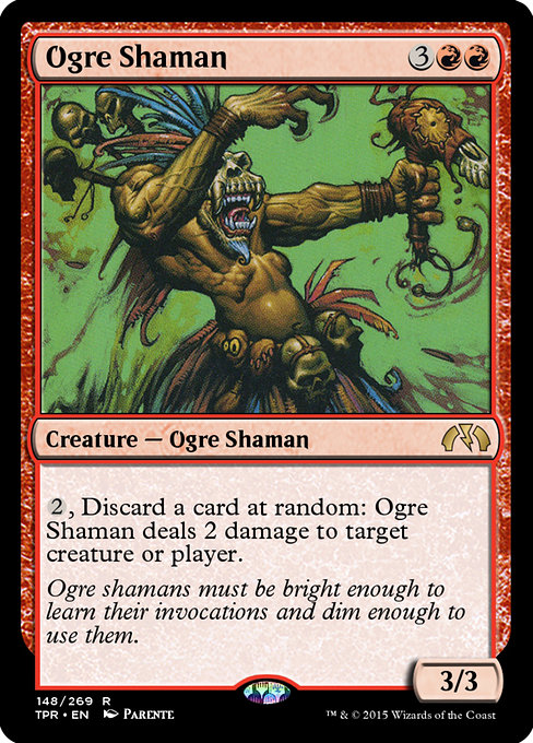 Ogre Shaman highlighted card art