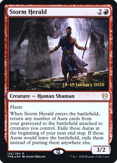 Storm Herald from Theros Beyond Death Promos