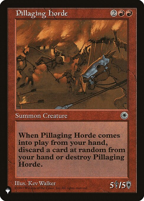 Pillaging Horde highlighted card art
