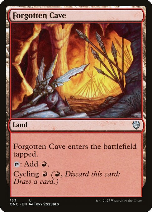 Forgotten Cave from Phyrexia: All Will Be One Commander