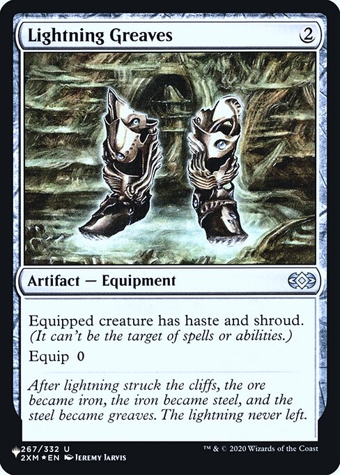 Lightning Greaves from The List