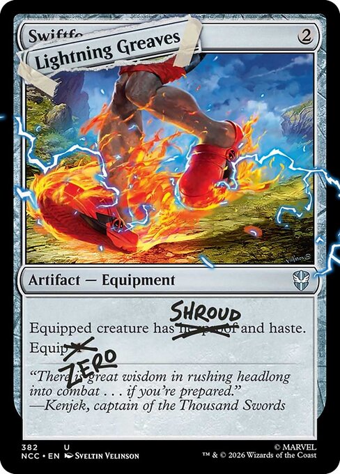 Lightning Greaves from Secret Lair Drop