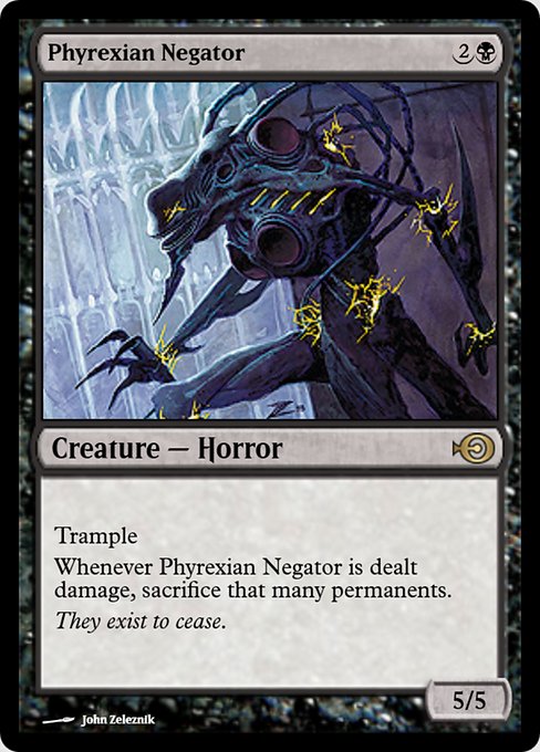 Phyrexian Negator highlighted card art