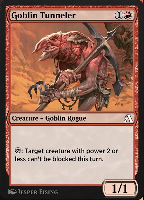 Goblin Tunneler highlighted card art