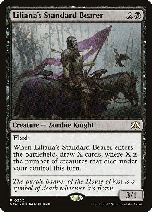 Liliana's Standard Bearer from March of the Machine Commander