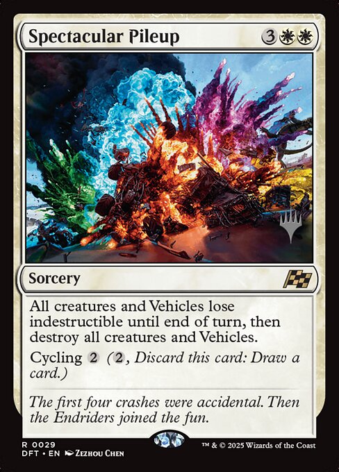 Spectacular Pileup from Aetherdrift Promos