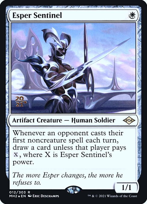 Esper Sentinel from Modern Horizons 2 Promos