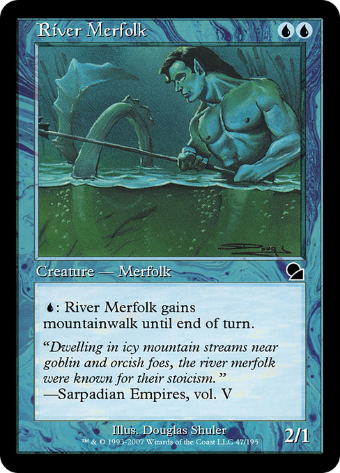 River Merfolk highlighted card art