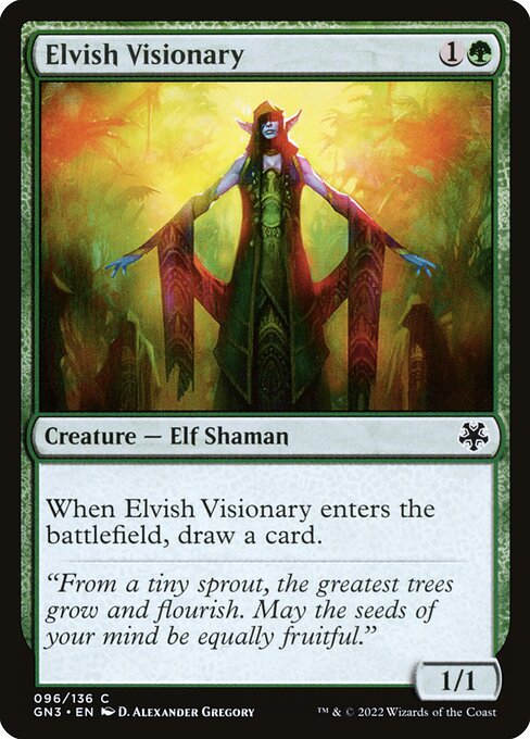 Elvish Visionary from Game Night: Free-for-All